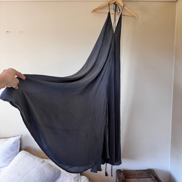 Karma Highway Dresses & Skirts - Karma Highway Boho Charcoal Maxi Dress One Size Festival Resort